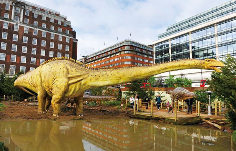 2009年英国牛冿街大型恐龙展